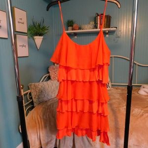 coral spagetti strap top
